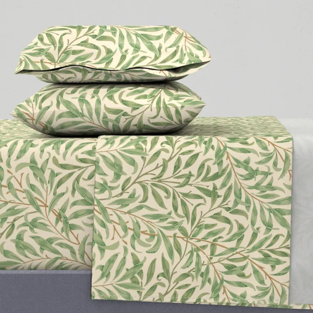 William Morris Willow Bough Twin Sheet Set - Green product