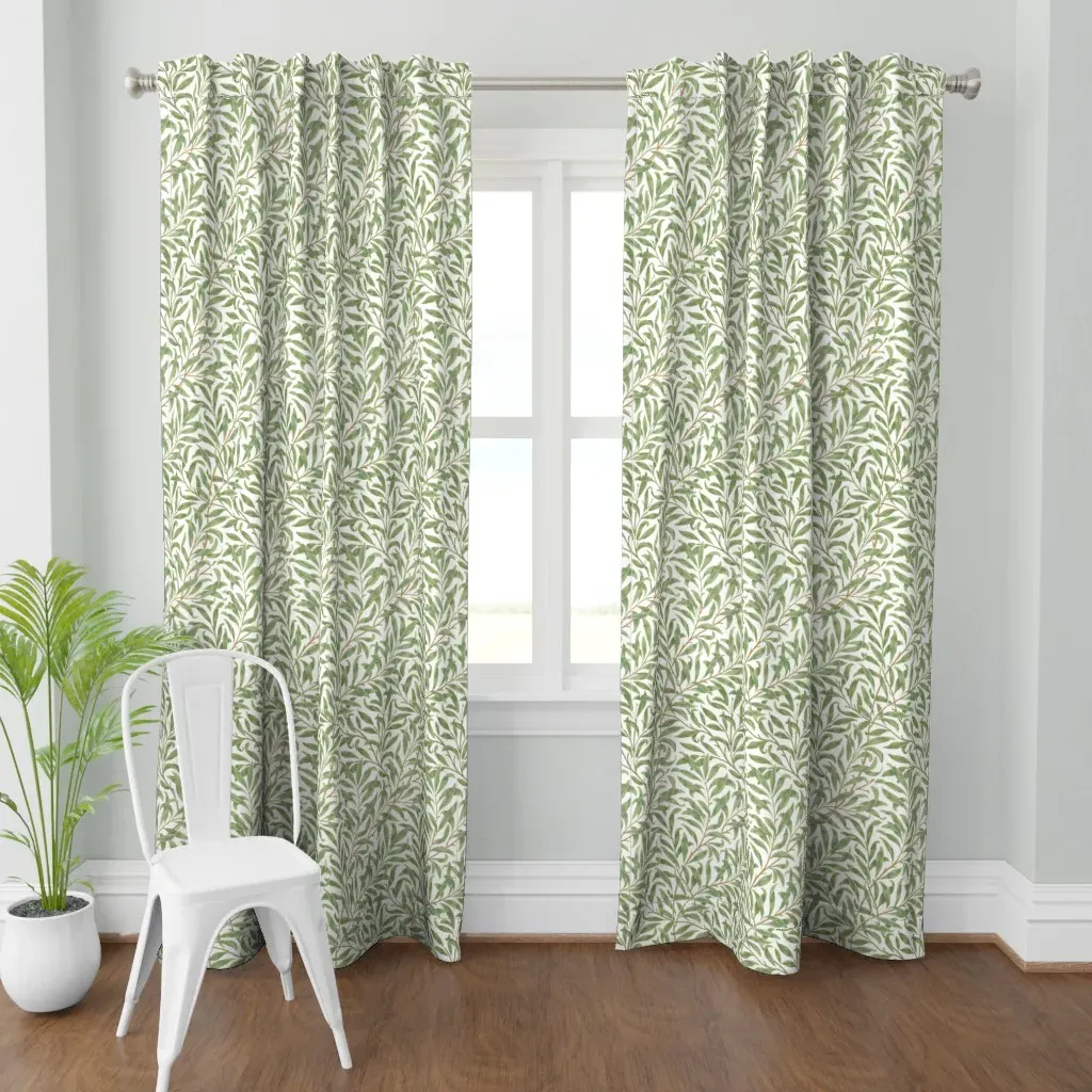 William Morris Willow Curtain Panel - Green product