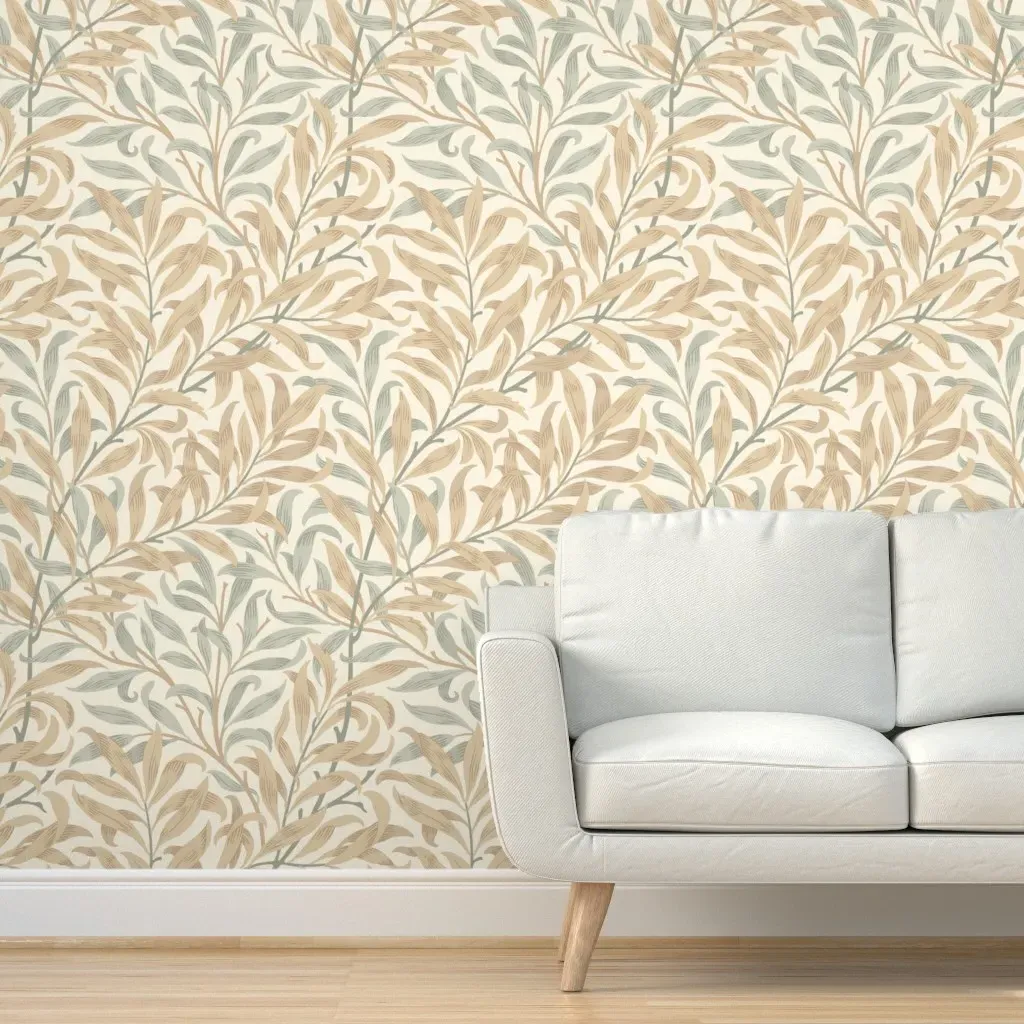 Willow Bough William Morris Revival Peel and Stick Wallpaper - Beige product