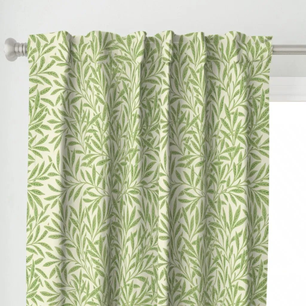 Willow Original William Curtain Panel - Green alternate view