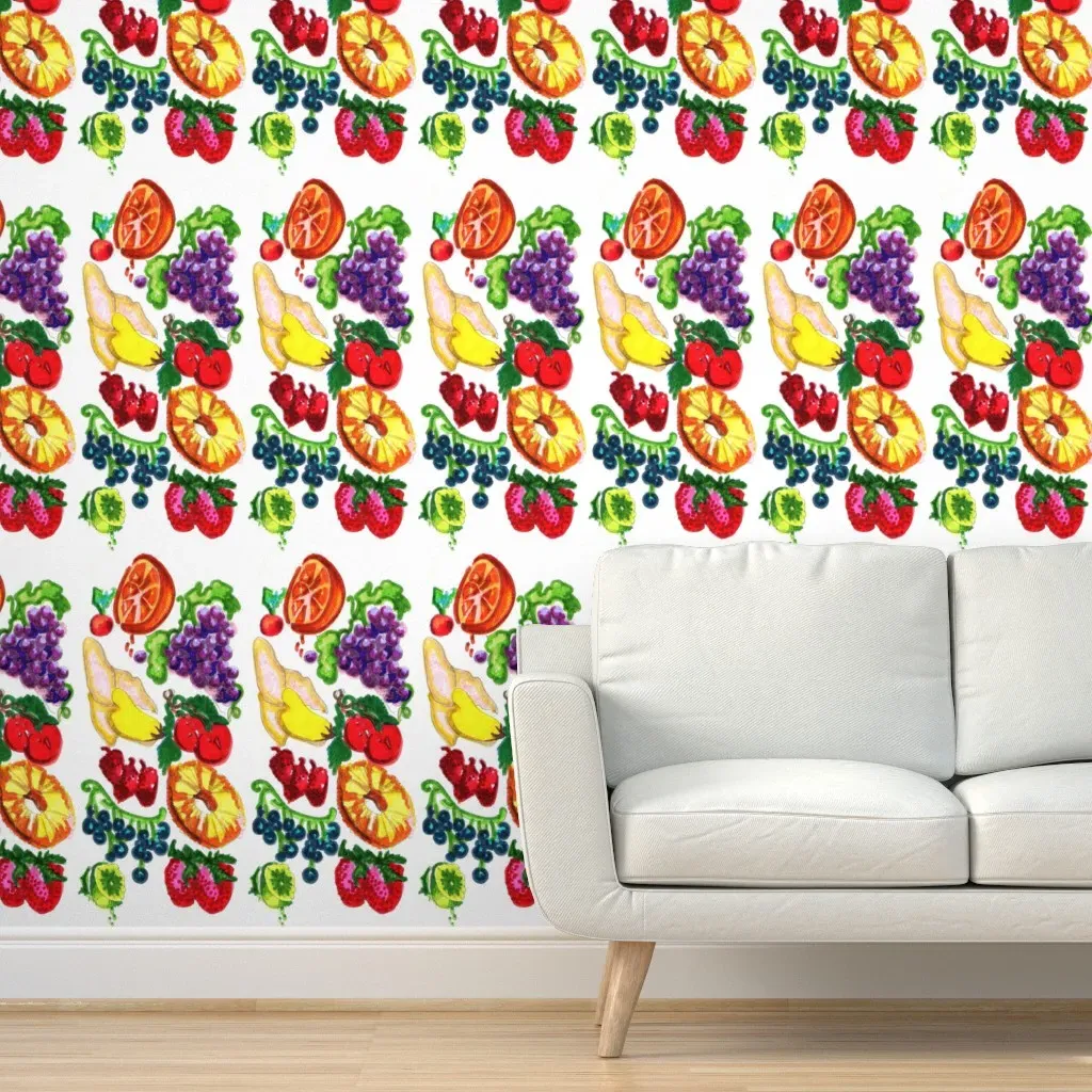 Willy Wonka Peel and Stick Wallpaper - Red, Yellow product