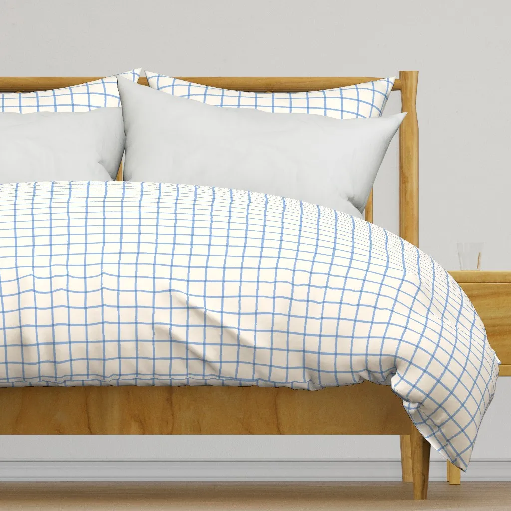 Windowpane Myosotis Duvet Cover - Light Blue product
