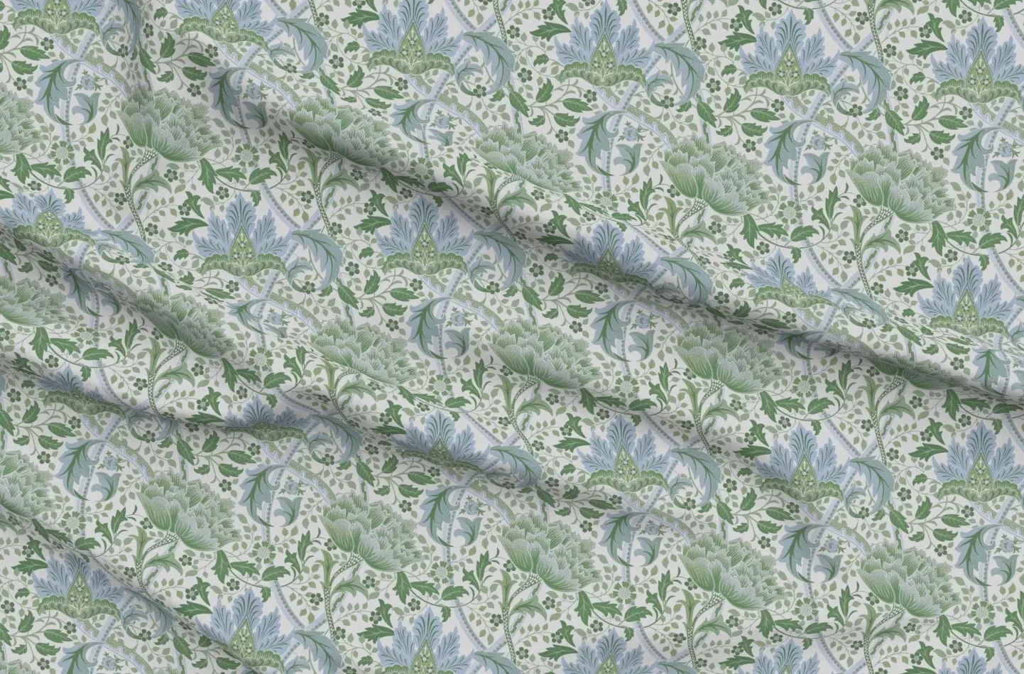 Windrush In River Willow Sport Pique Fabric - Green product