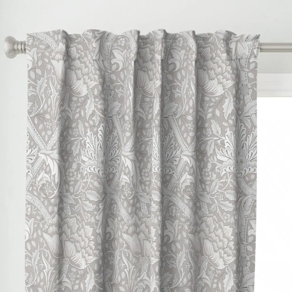 Windrush Morris Curtain Panel - Off-White alternate view