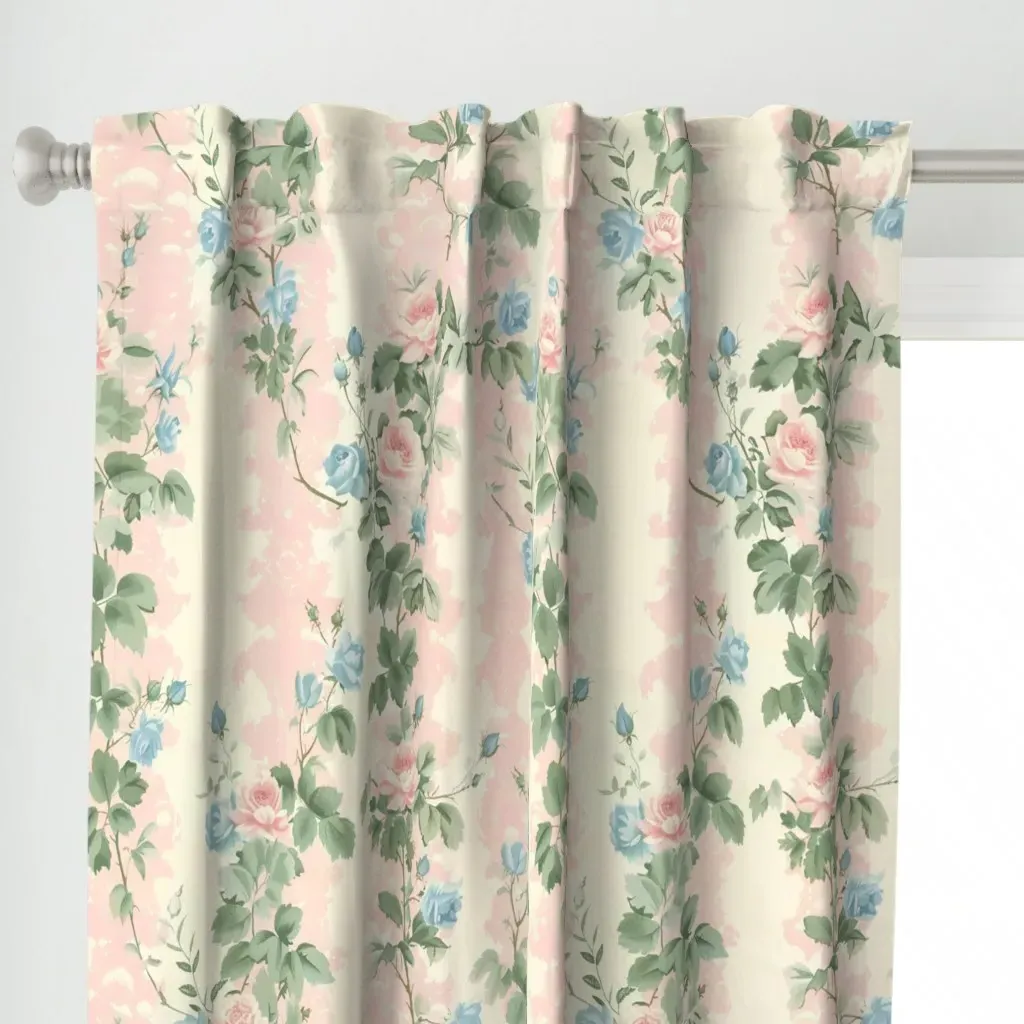 Winnie Stripe Curtain Panel - Pink alternate view