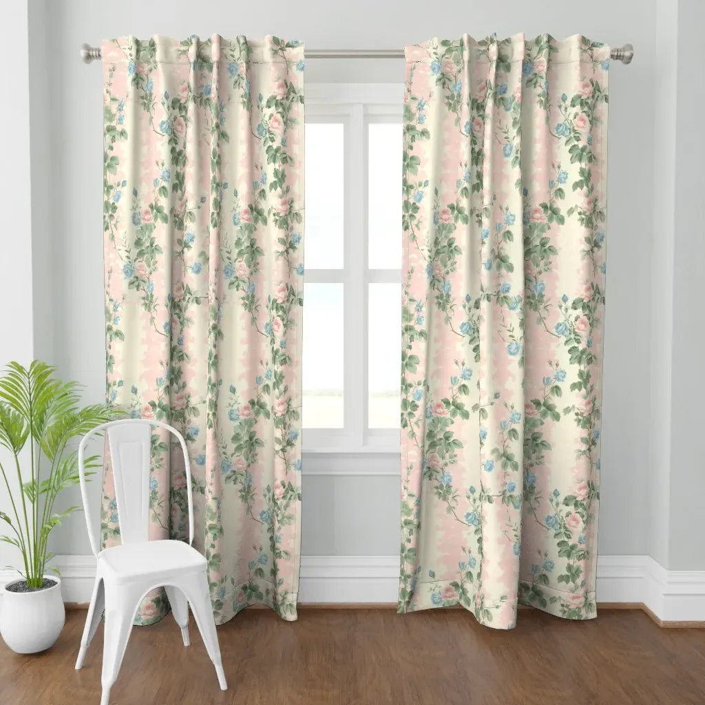 Winnie Stripe Curtain Panel - Pink product