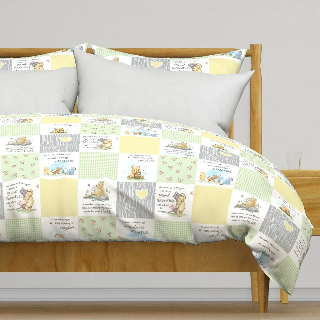 Winnie-The-Pooh Classic Duvet Cover - Light Green product