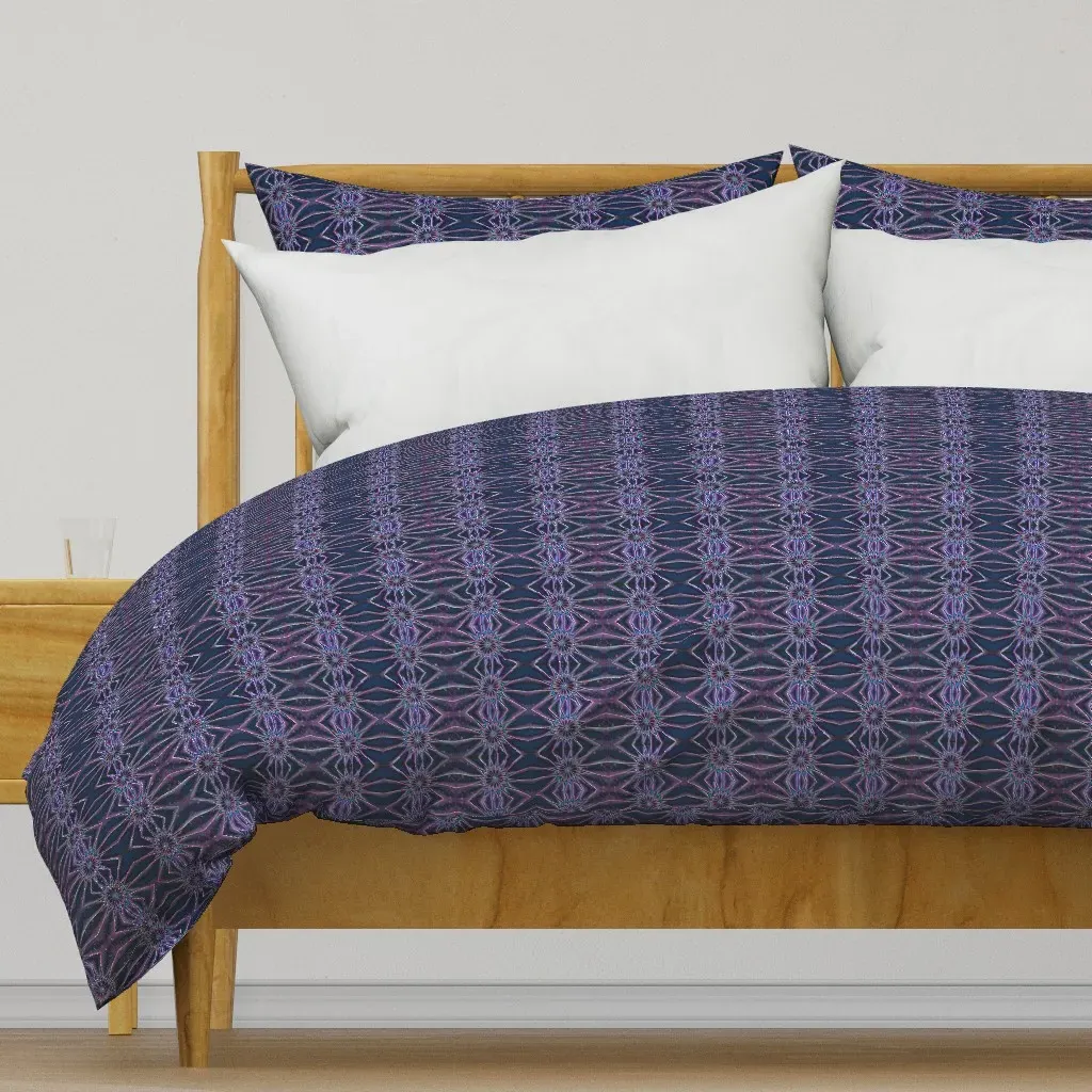 Winter's Night Star Duvet Cover - Purple product