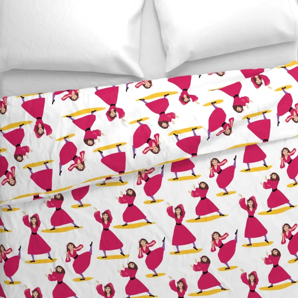 Withering Kate Duvet Cover - Pink alternate view