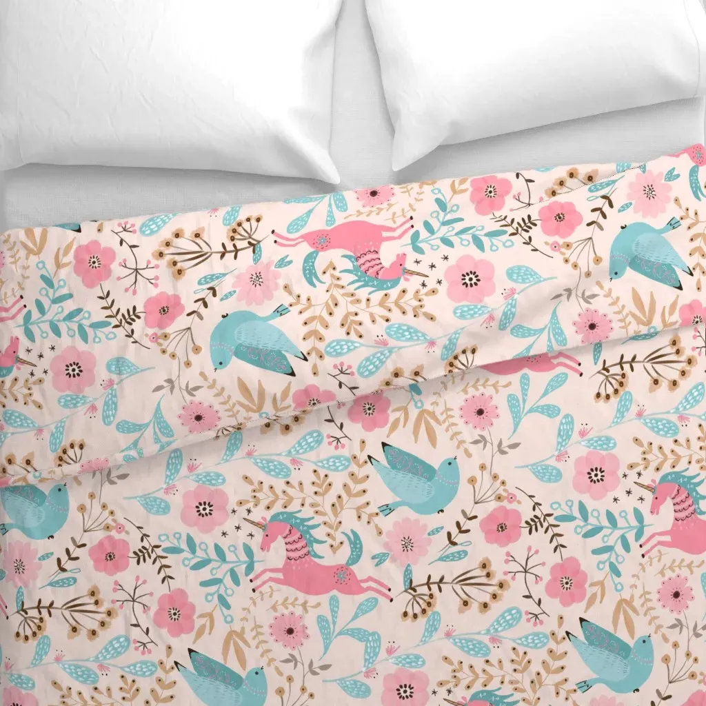 Wonder-Garden Duvet Cover - Pink alternate view