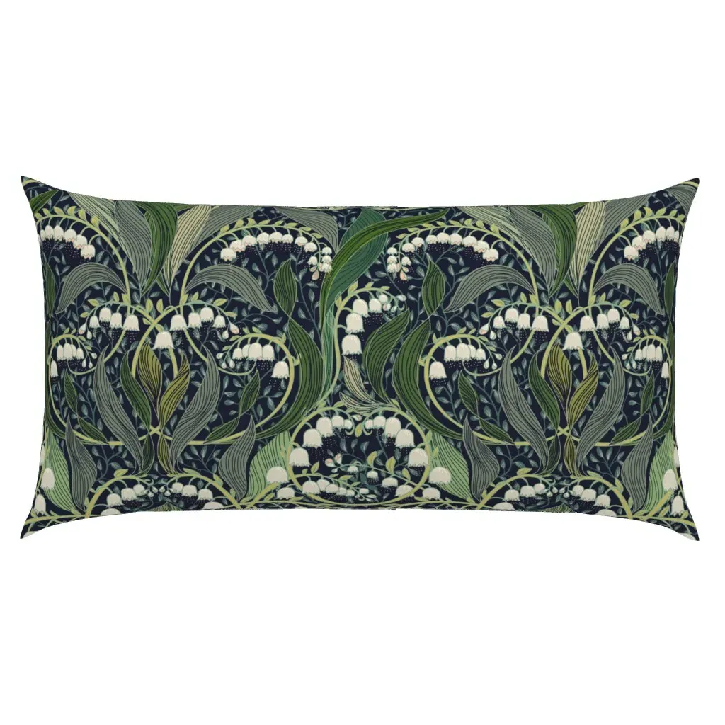 Wonderful Poisonous Lily Of The Valley King Pillow Sham - Green product