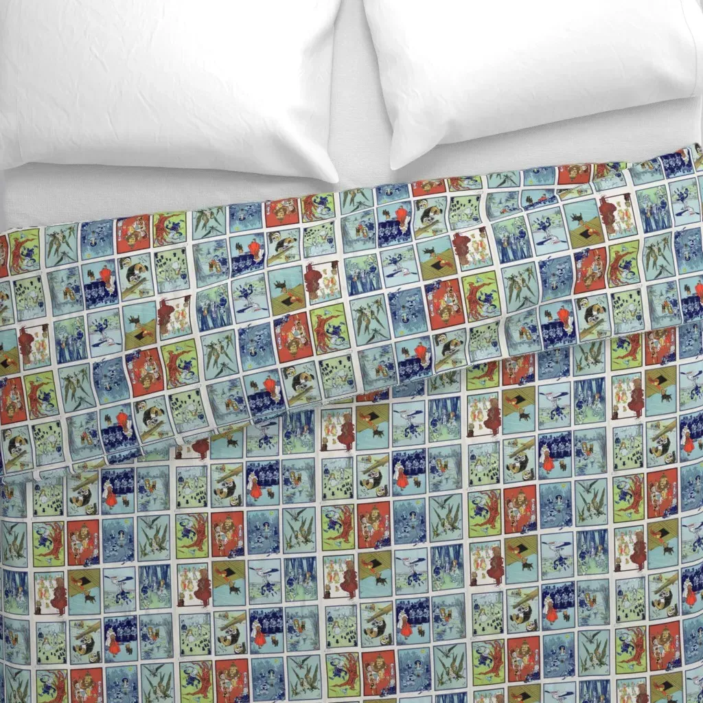 Wonderful Wizard Of Oz Duvet Cover - Light Blue alternate view