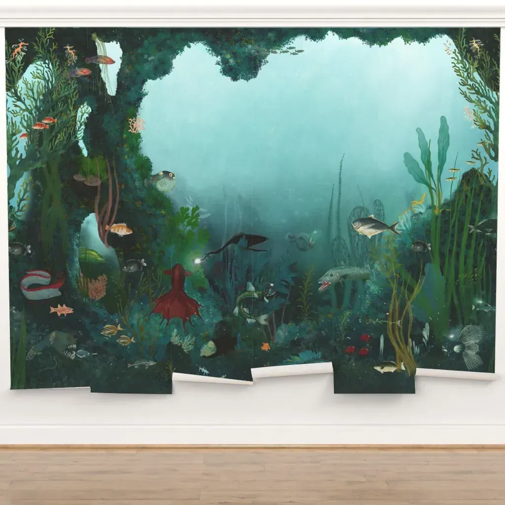 Wonders Beneath The Waves Peel and Stick Wall Mural product