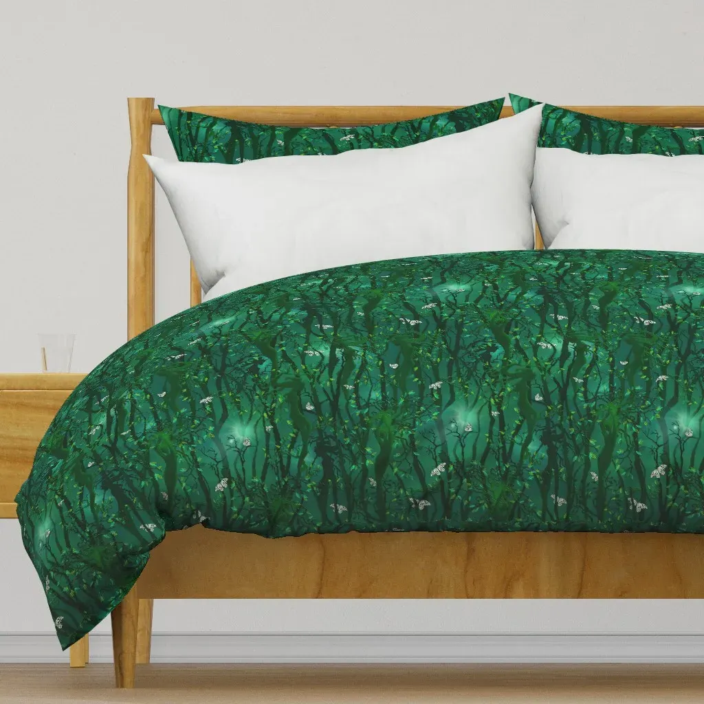 Wood Nymph Duvet Cover - Teal product