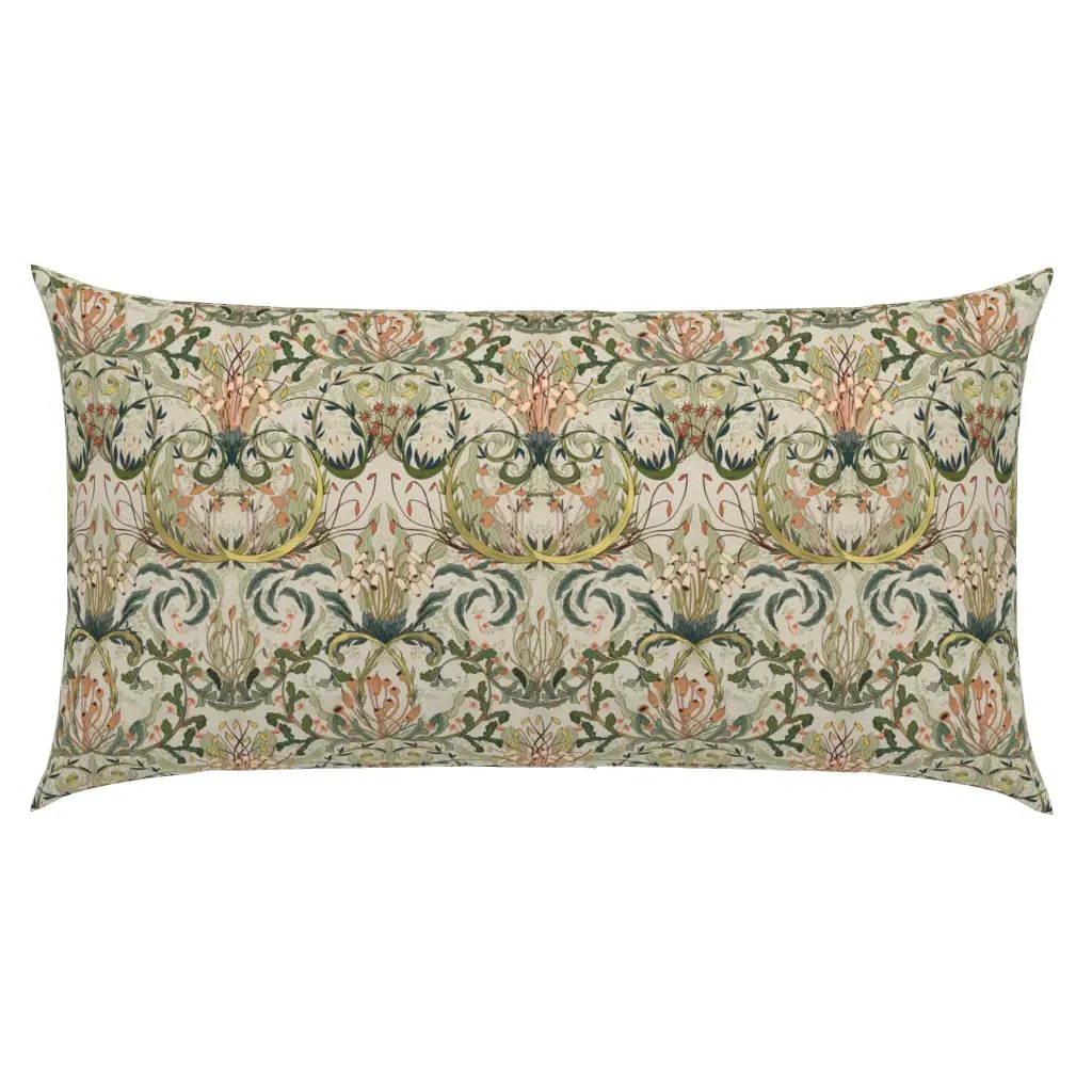 Woodland Moss Beige King Pillow Sham - Green product