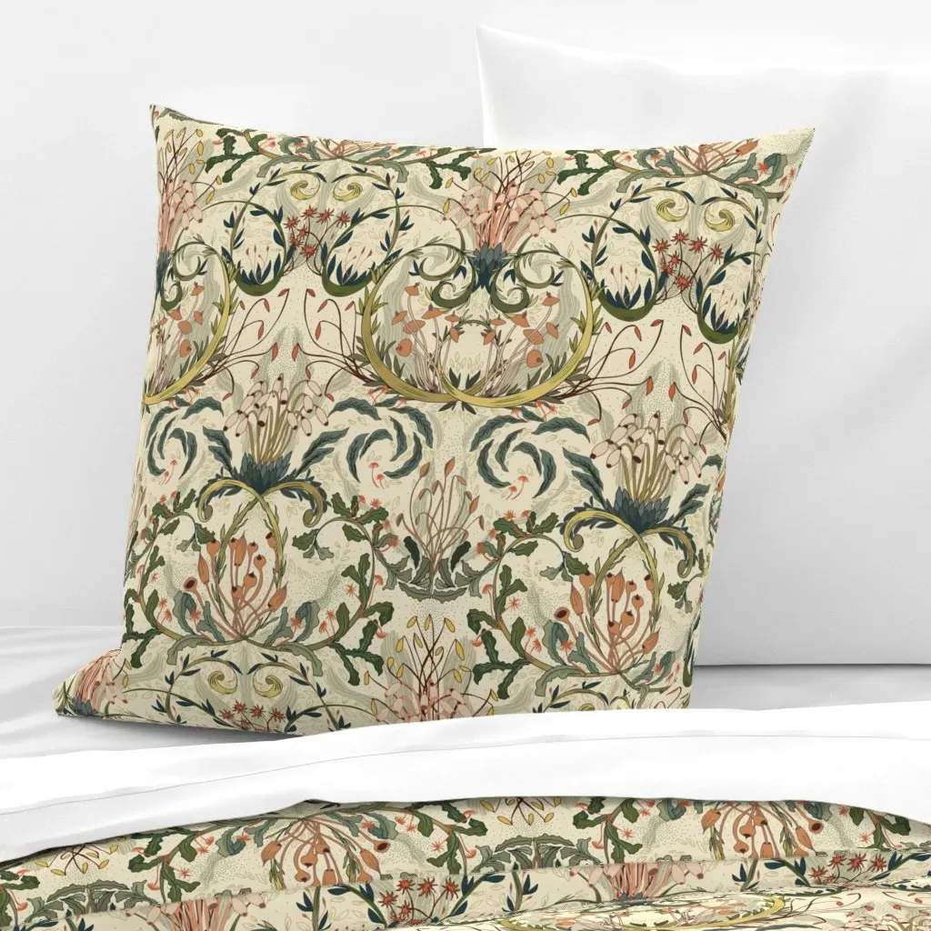 Woodland Moss M Euro Pillow Sham - Green product