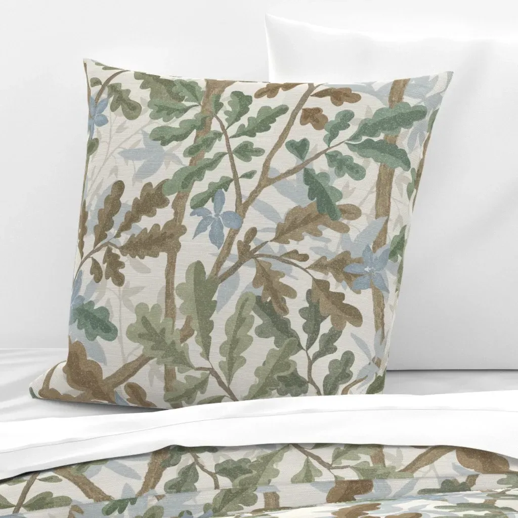 Woodlands Euro Pillow Sham - Olive Green product