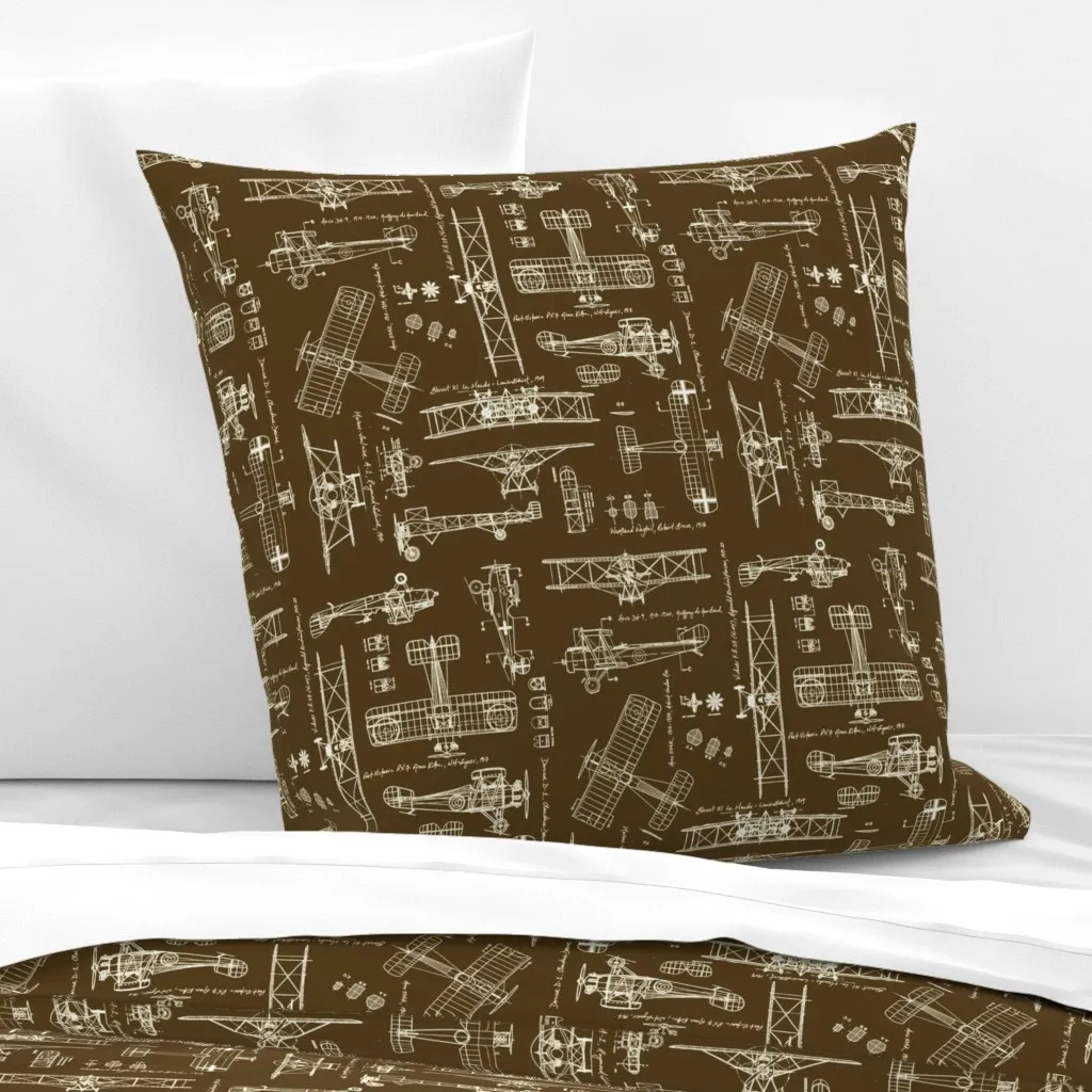 Ww1 Euro Pillow Sham - Cream/Brown product
