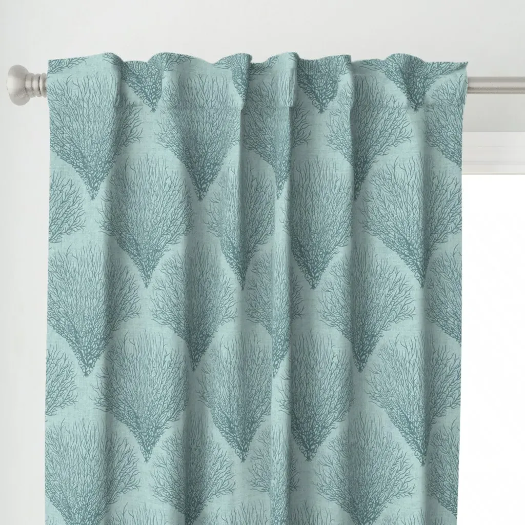 XL Curtain Panel - Teal alternate view