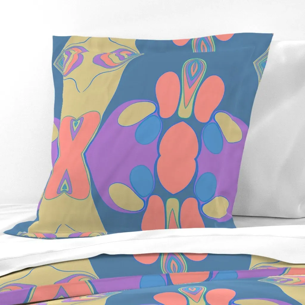 Xoxo Euro Pillow Sham - Dusty Rose product