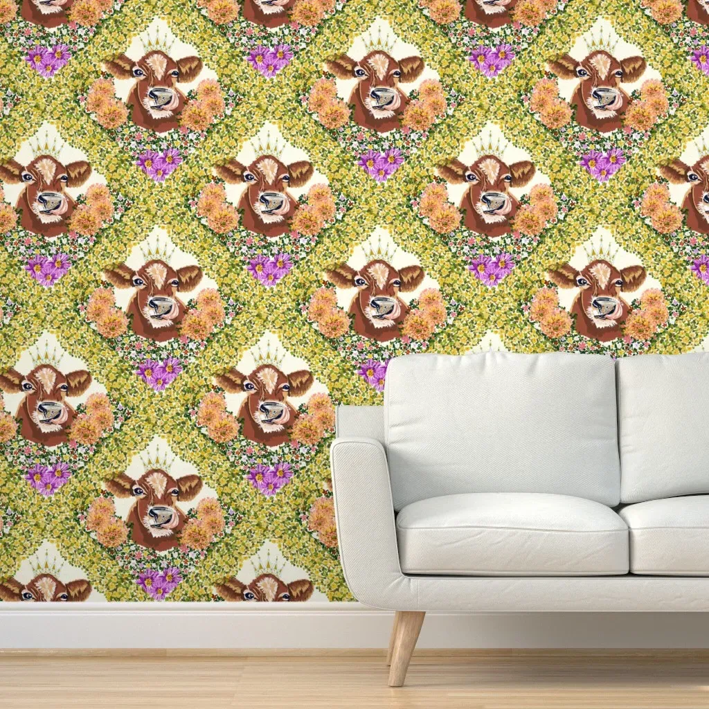 Year Of The Ox Peel and Stick Wallpaper - Brown product