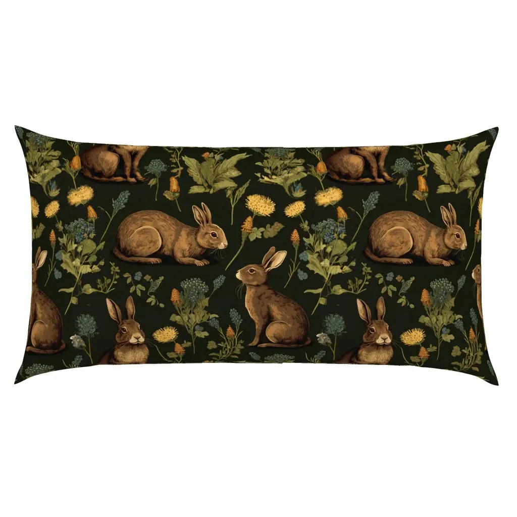 Year Of The Rabbit King Pillow Sham - Brown product