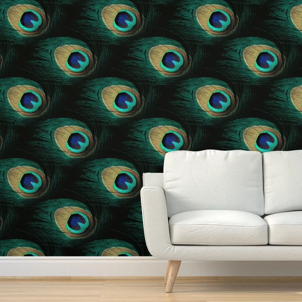 You're So Vain Peel and Stick Wallpaper - Teal product