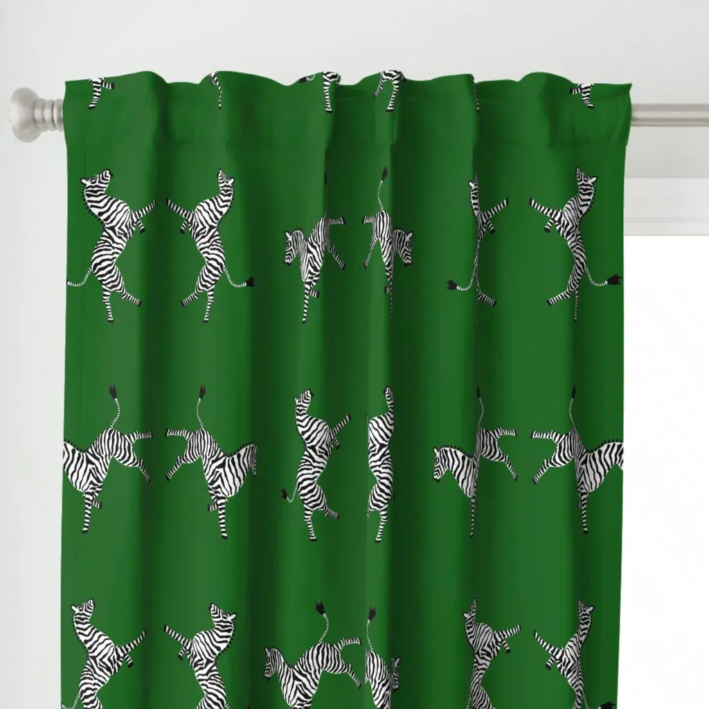 Zebra Hi5 Curtain Panel - Black alternate view