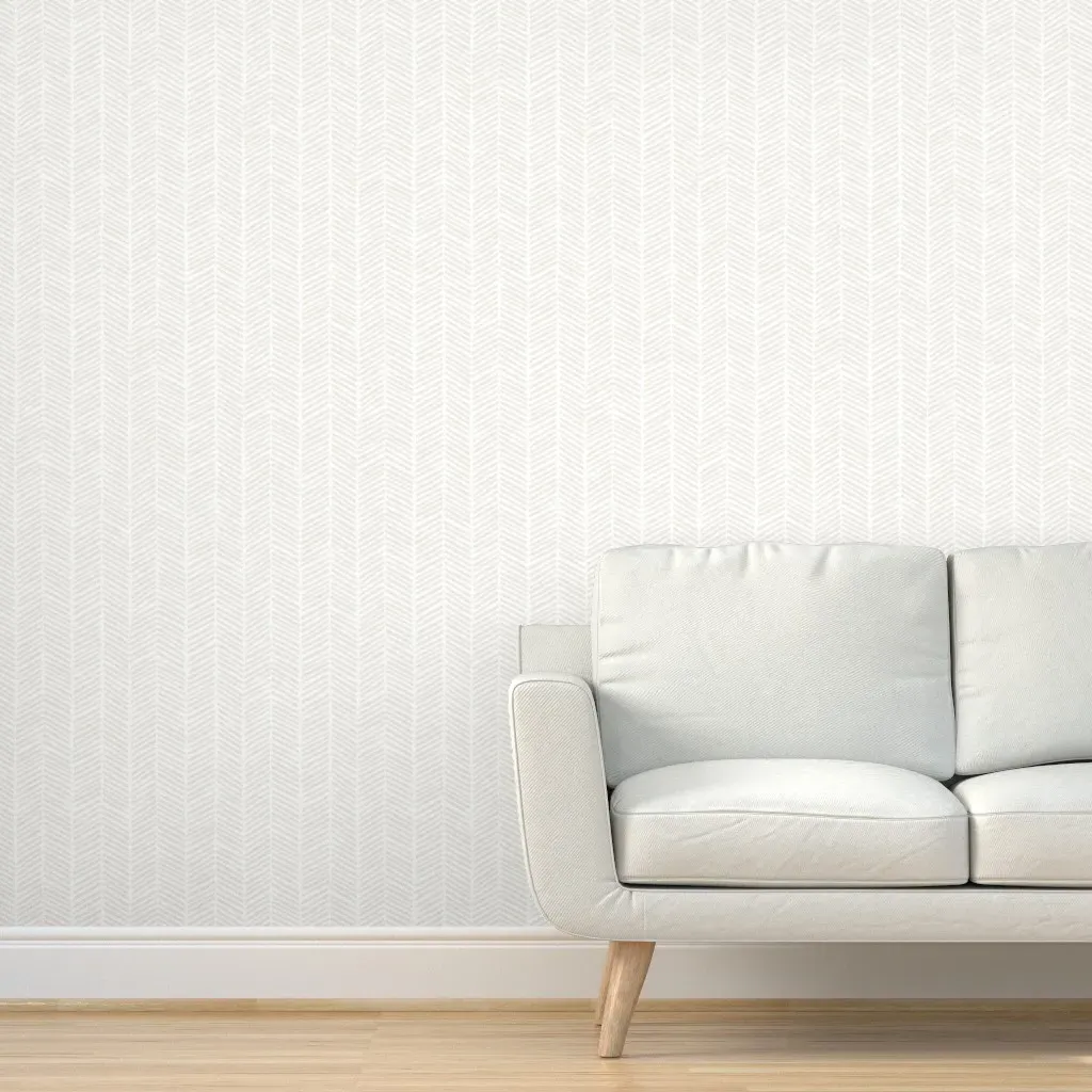Ziggy Block Print Peel and Stick Wallpaper - Off-White product