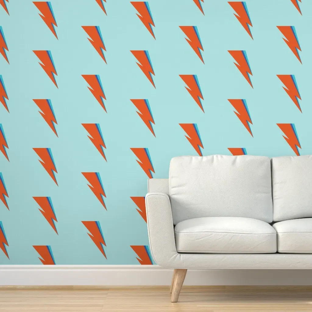 Ziggy Peel and Stick Wallpaper - Aqua product