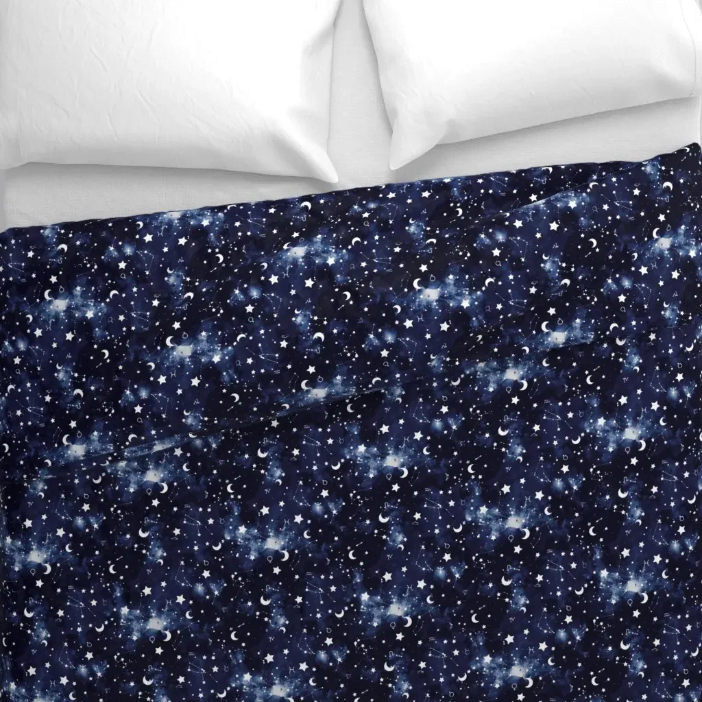 Zodiac Duvet Cover - Navy Blue alternate view