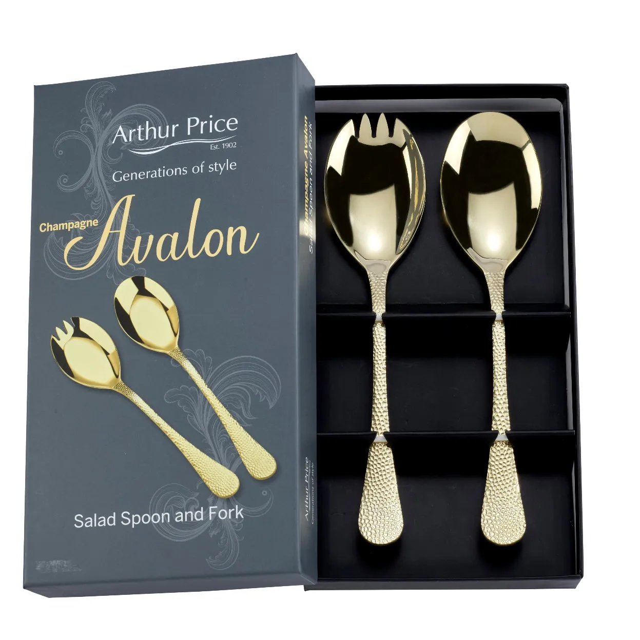Avalon Salad Servers - Champagne product