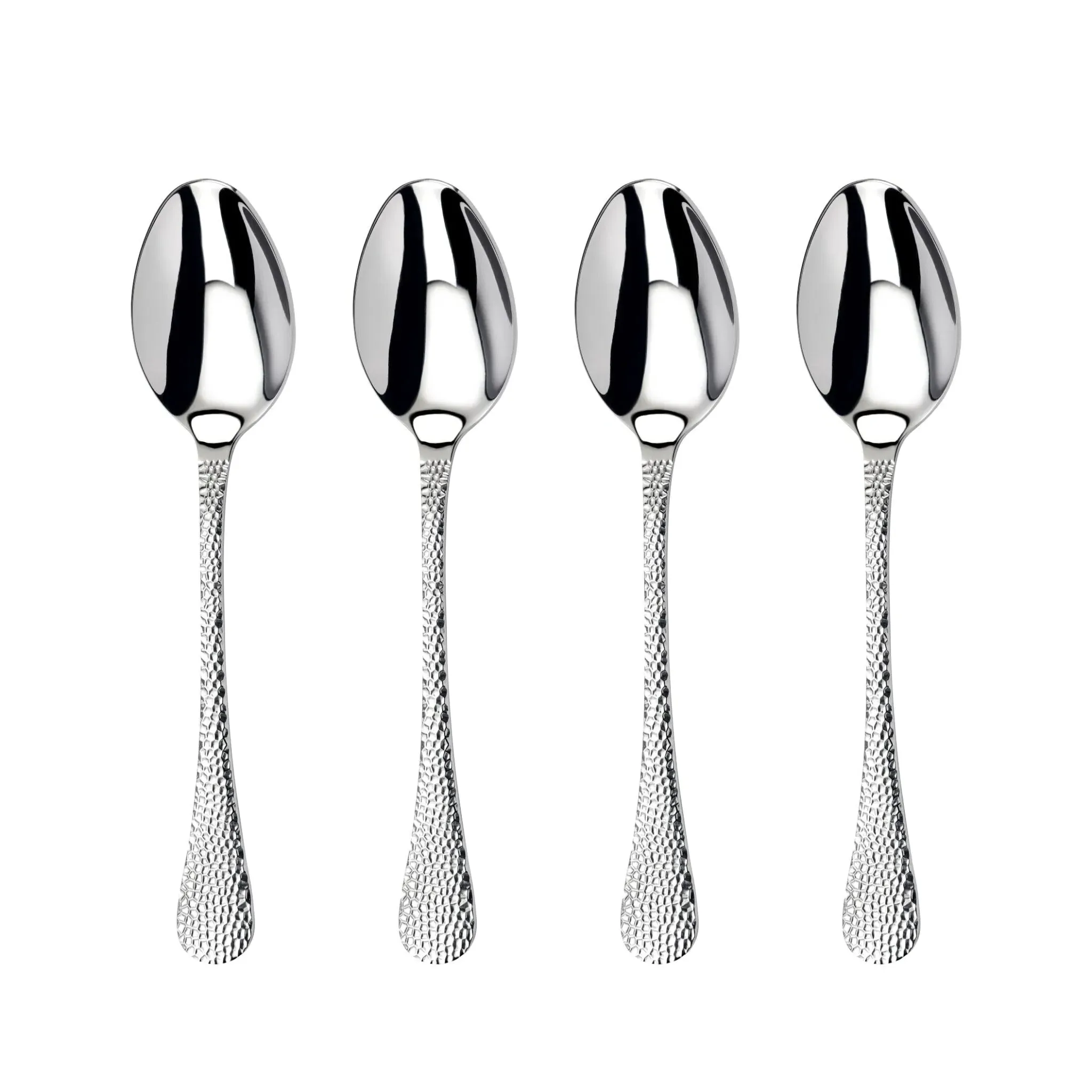 Avalon Set of 4 Serving Spoons - Hammered Texture product