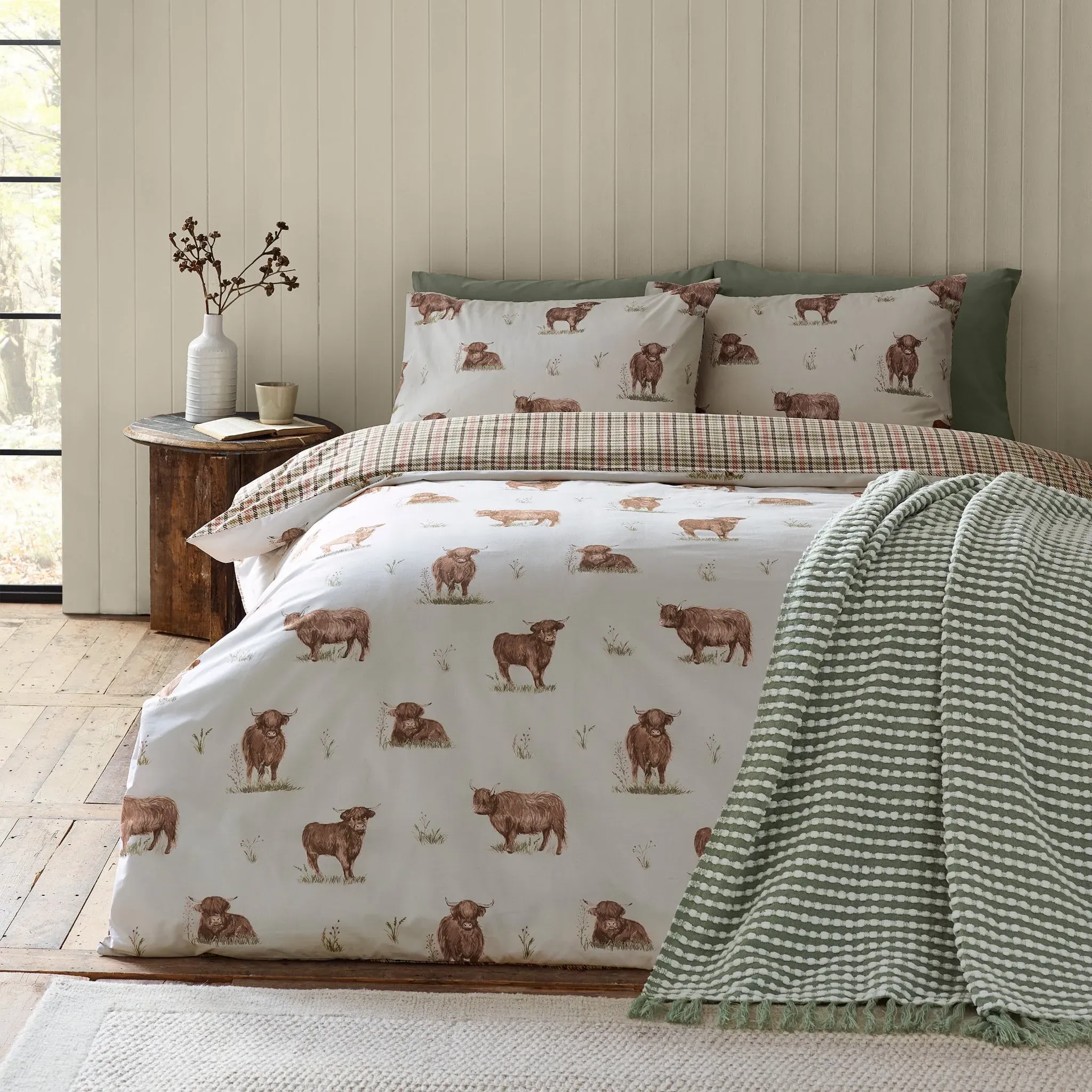 Catherine Lansfield Angus Highland Cow Single Duvet Set product