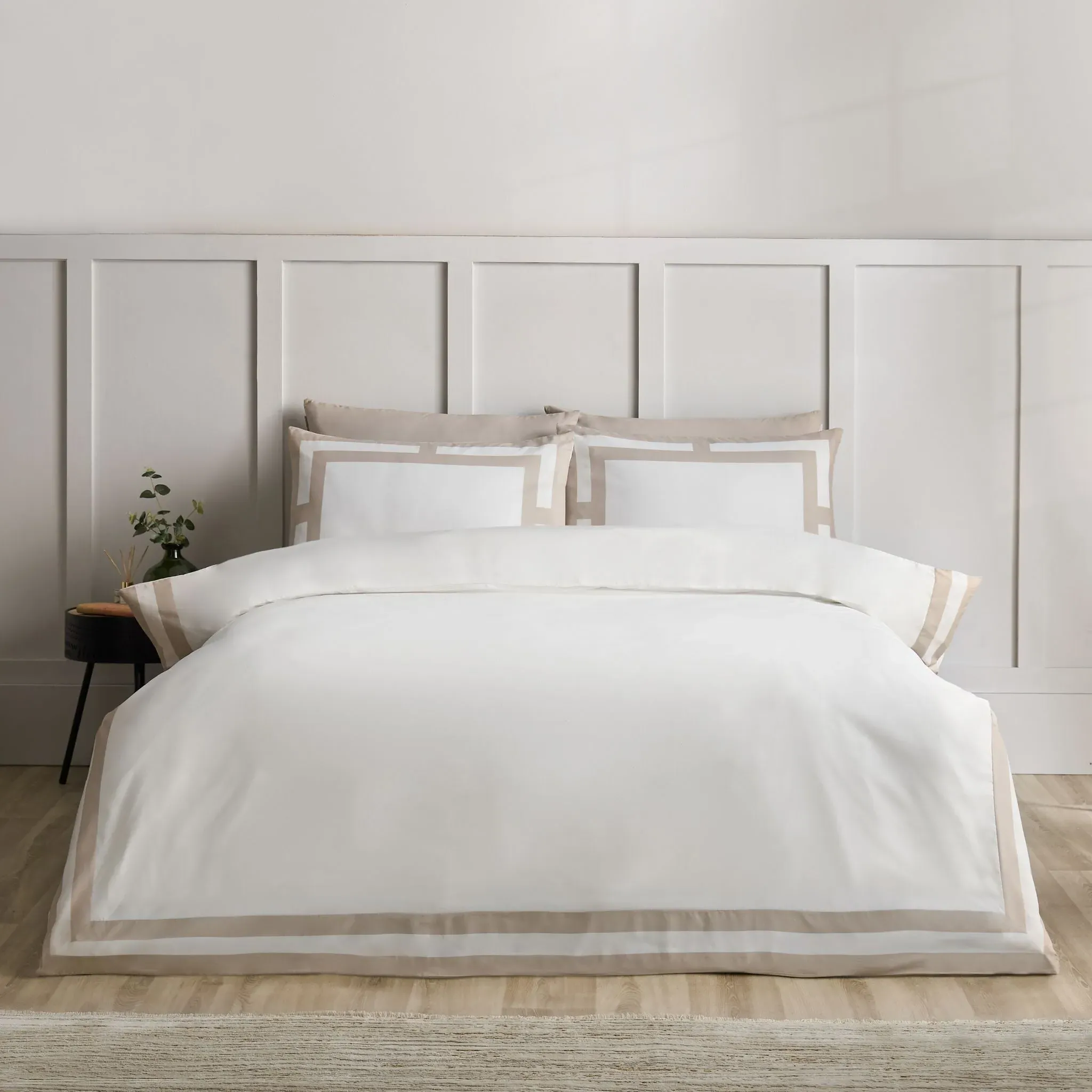 Catherine Lansfield So Soft Mono Panel Double Duvet Set - Cream product