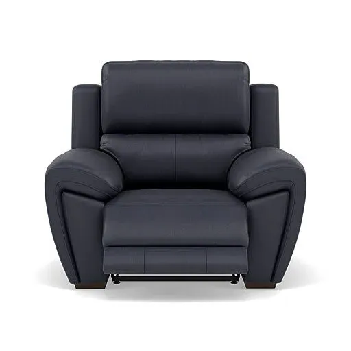 Echo Recliner Armchair with Power Lumbar - Navy Blue product
