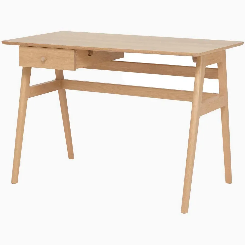 Ercol Ballata Desk with Drawer - Oak, Solid Wood product