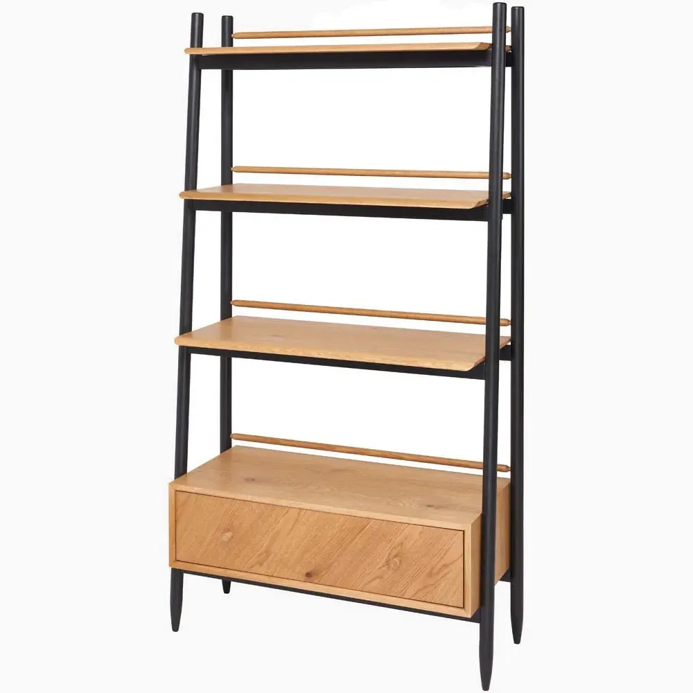 Ercol Monza Shelving Unit - Oak, Wood product