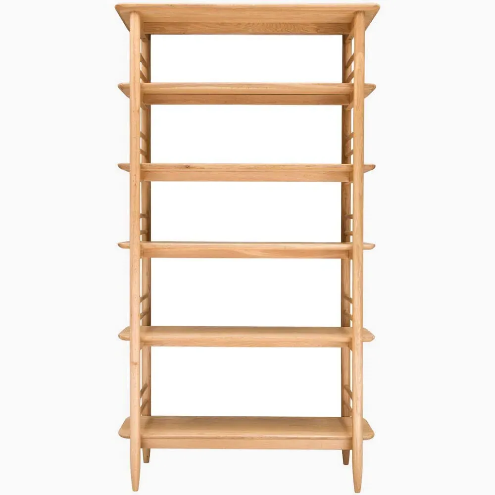 Ercol Teramo Shelving Unit - Clear Matt, Oak product