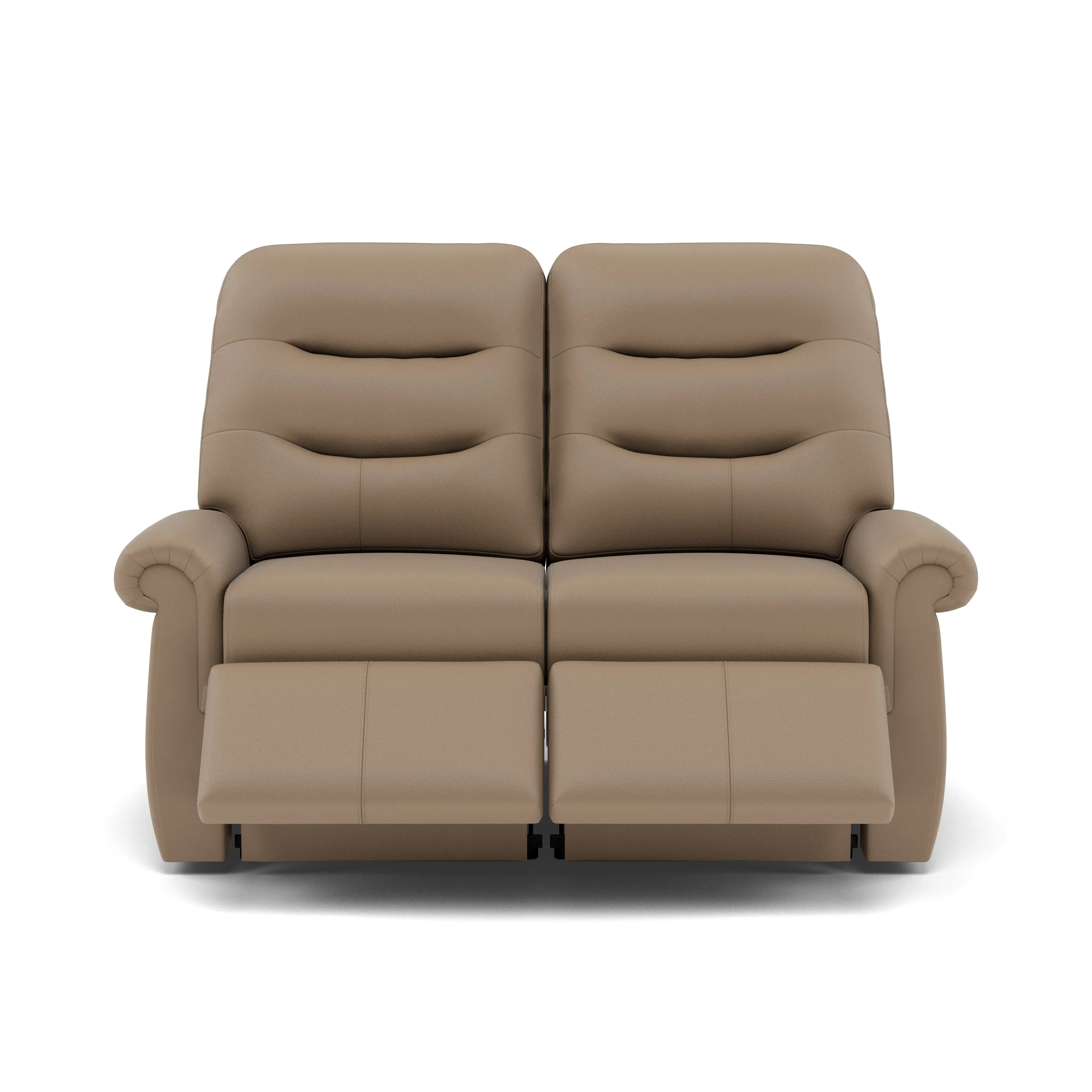 G Plan Holmes 2 Seater Recliner Sofa - Taupe, Leather product