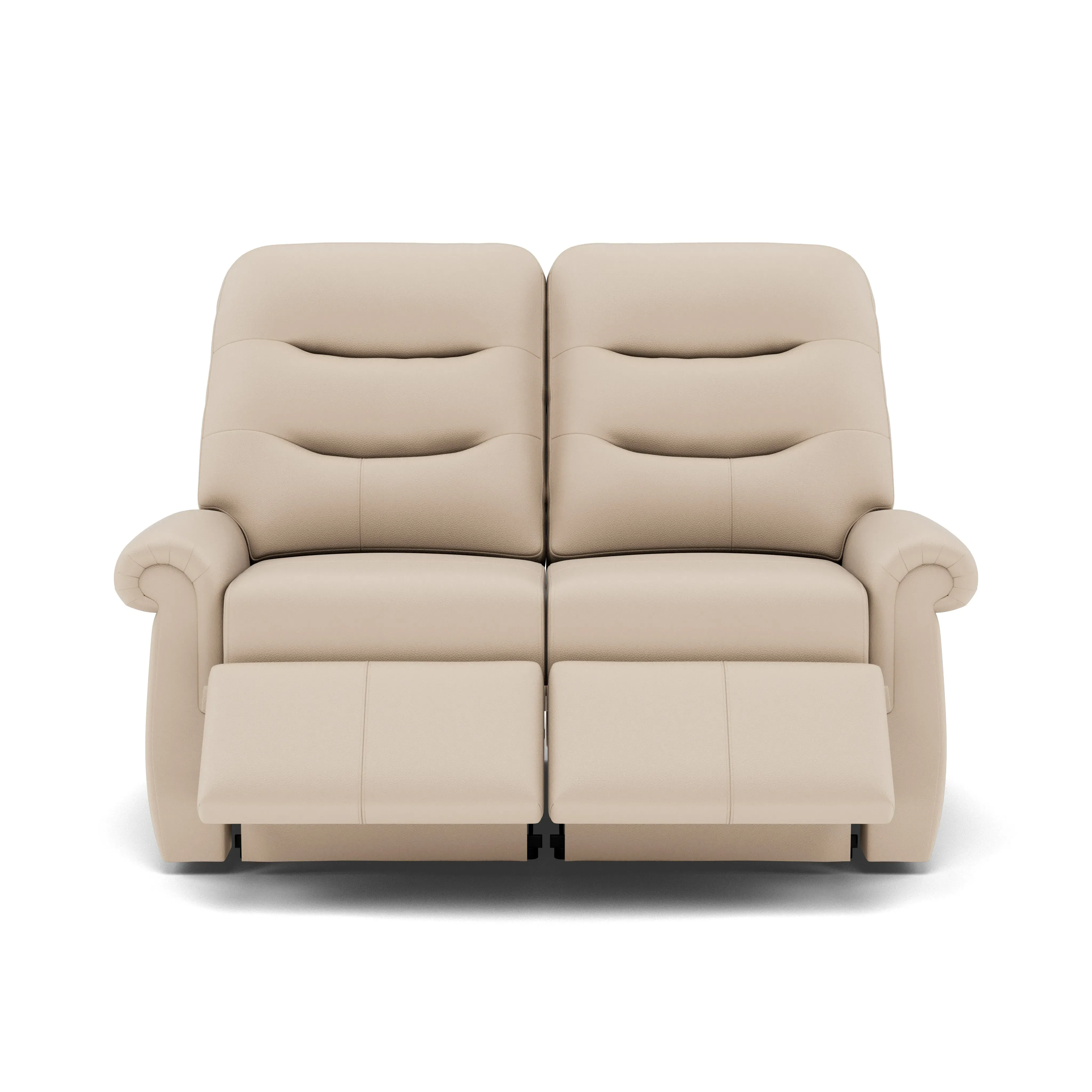 G Plan Holmes 2-Seater Reclining Sofa - Stone, Leather product