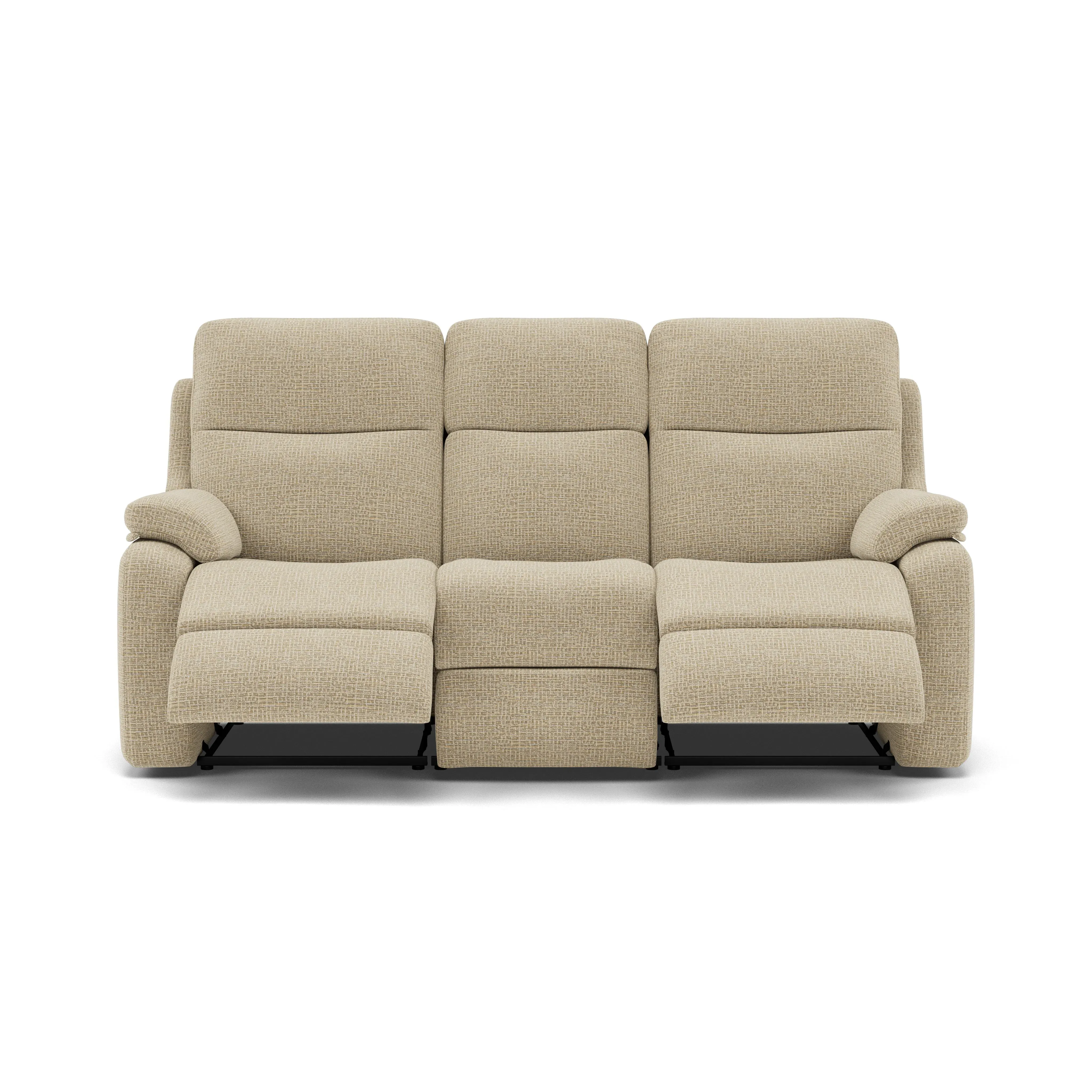 G Plan Kingsbury 3-Seater Reclining Sofa - Caramel, Waffle product