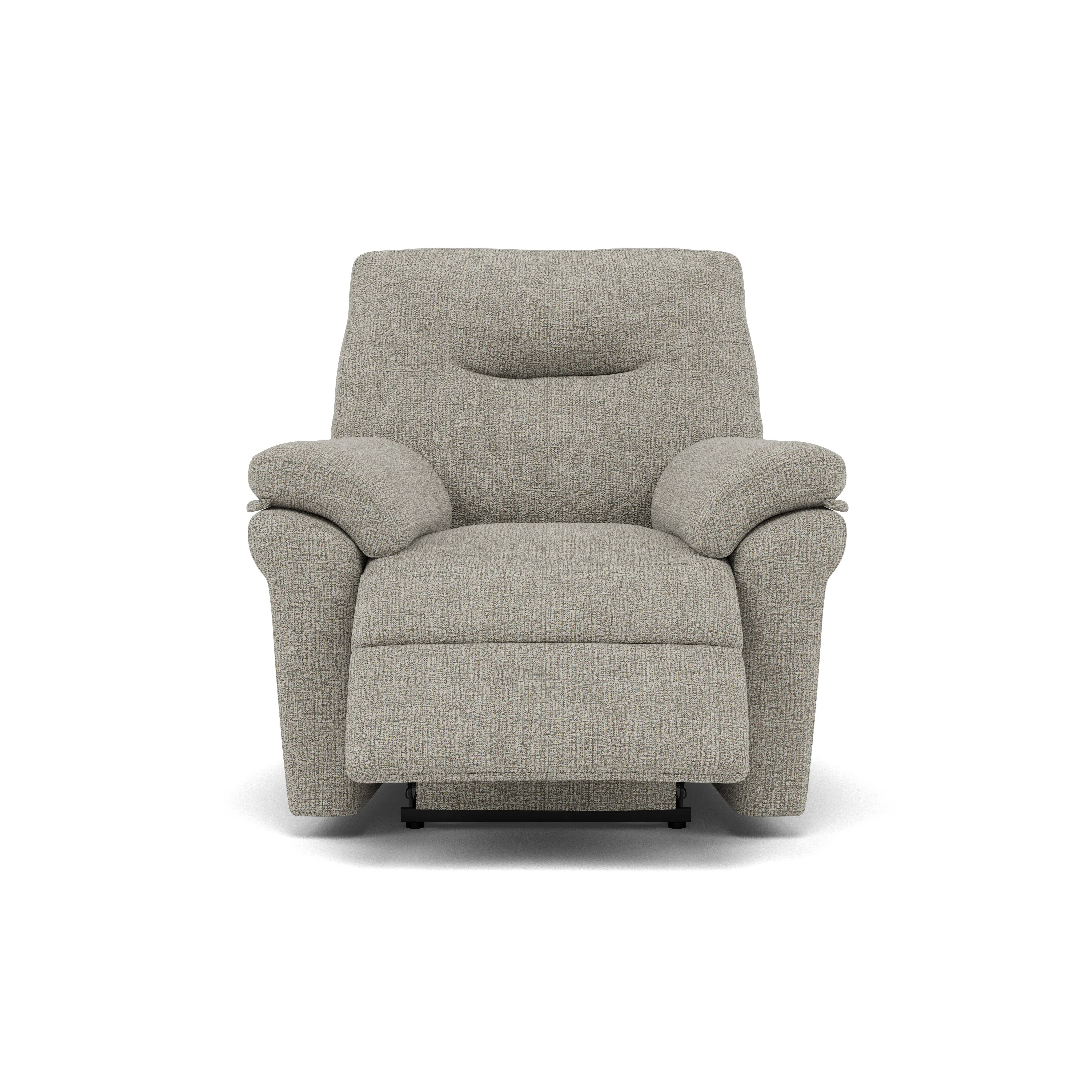 G Plan Seattle Power Reclining Armchair with USB & Lumbar - Loom Smoke product