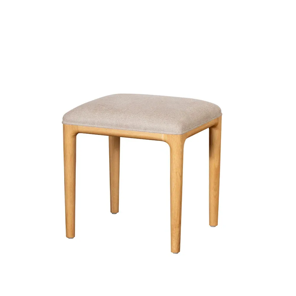 G Plan Winchester Upholstered Stool - Light Oak product