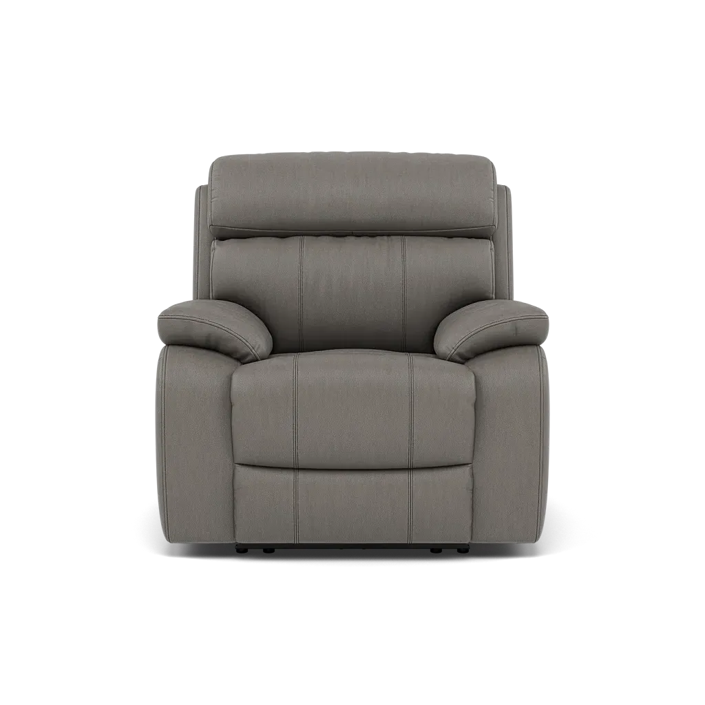 Galaxy Reclining Armchair with USB Port - Elephant Grey product