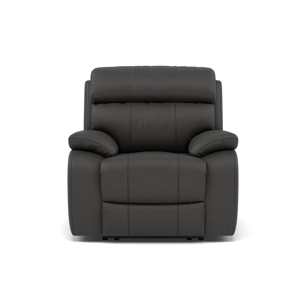 Galaxy Reclining Armchair with USB Port - Slate Grey product