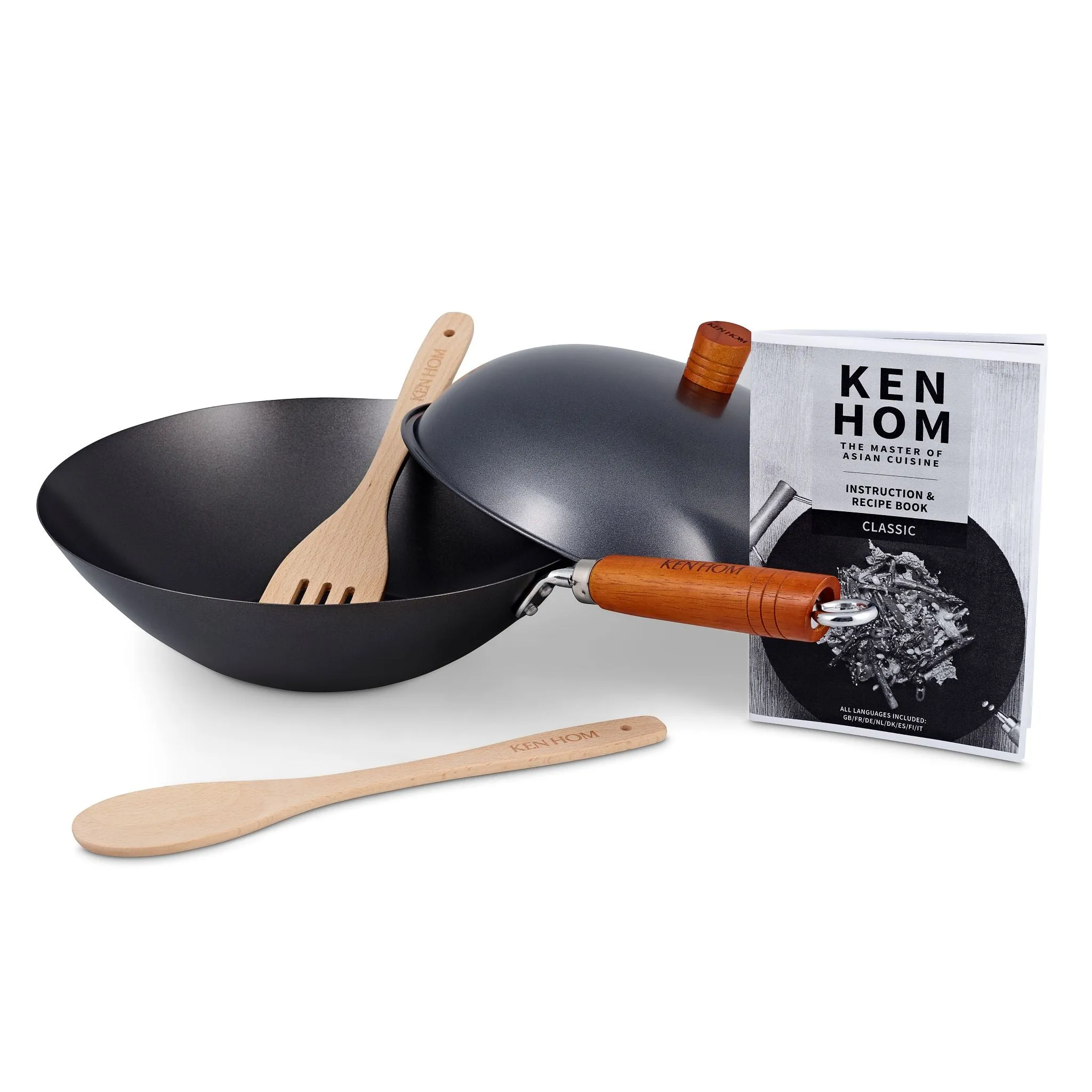 Ken Hom Non-Stick 5 Piece Wok Set - 31cm, Classic product