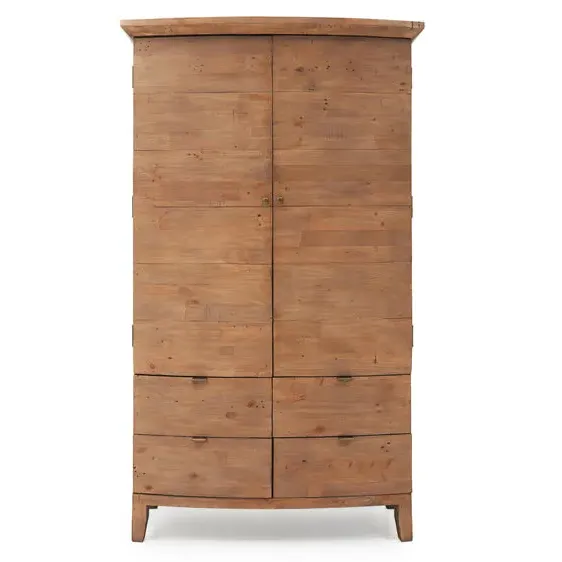 Lexington Double Wardrobe with Drawers - Sundried Wheat, Reclaimed Wood product