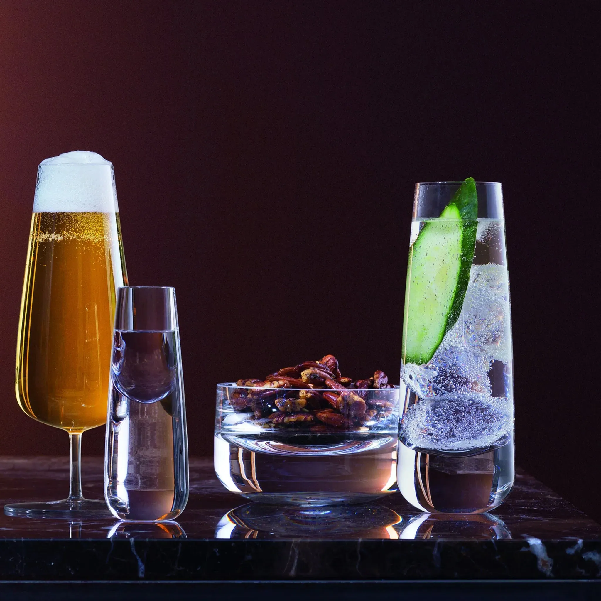 LSA Bar Culture Long Drink Glasses Set of 2 - Clear product