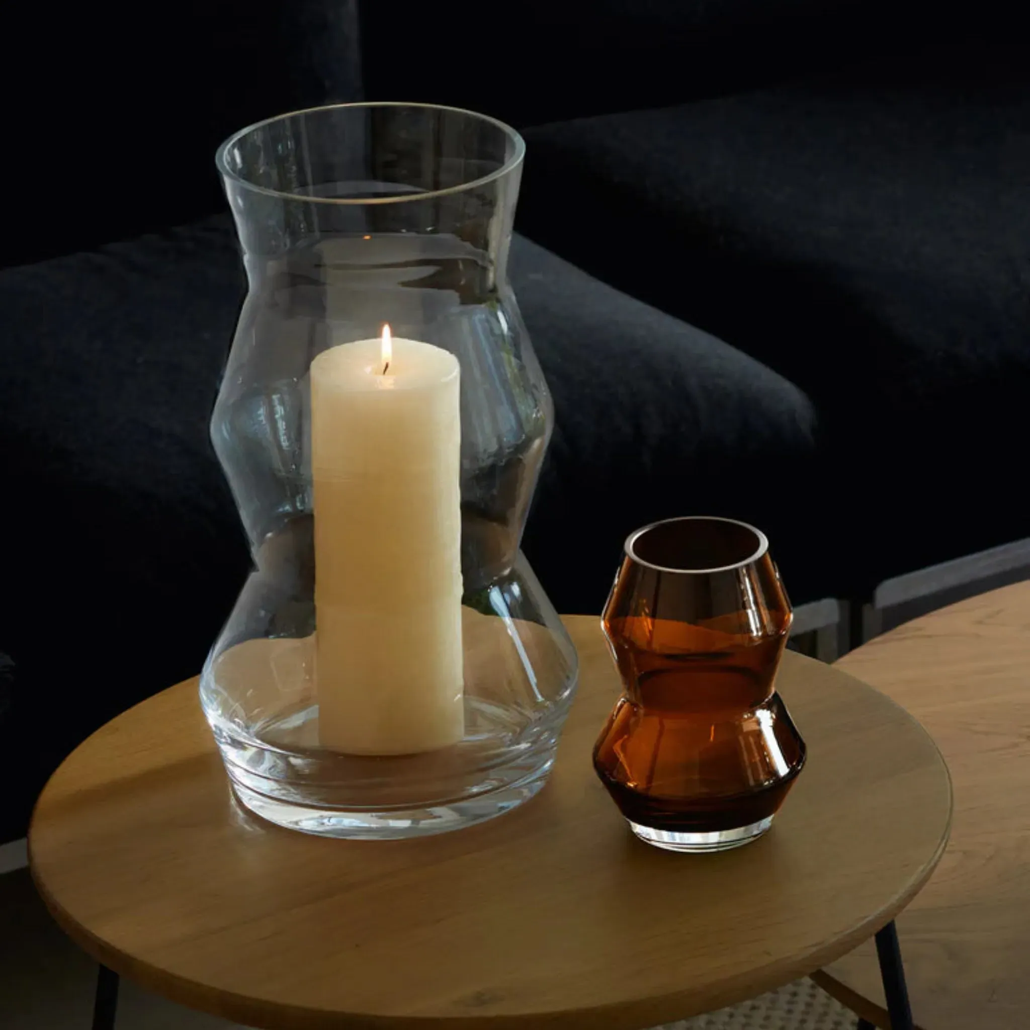 LSA Sculpt Vase - Cognac Brown product